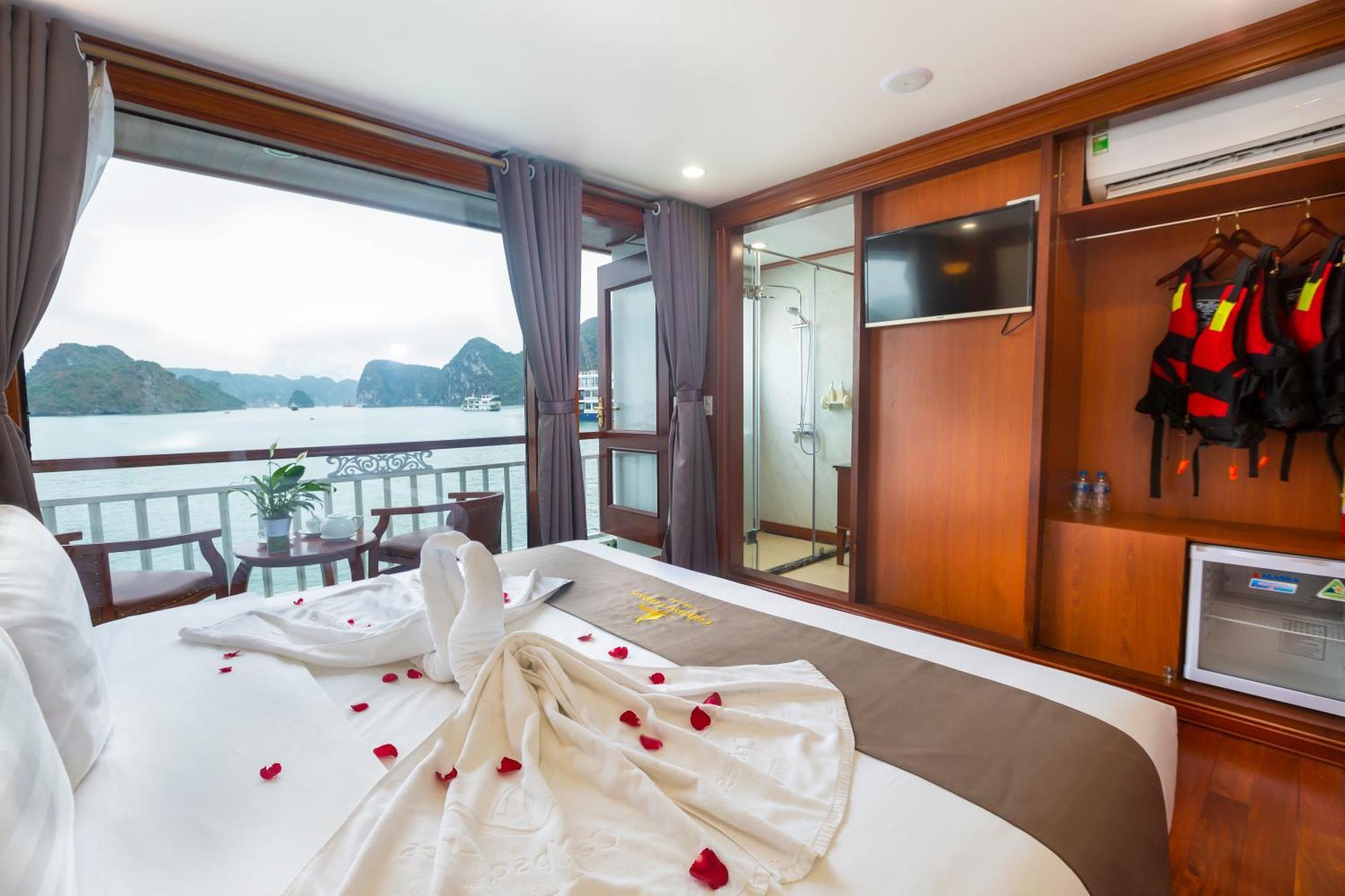 Le Journey Elegance Cruise Hotel Hạ Long-öböl Kültér fotó