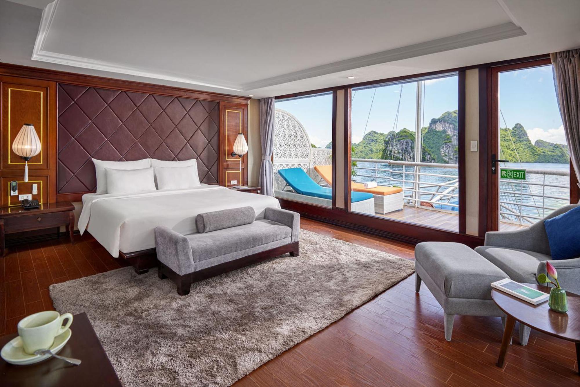 Le Journey Elegance Cruise Hotel Hạ Long-öböl Kültér fotó