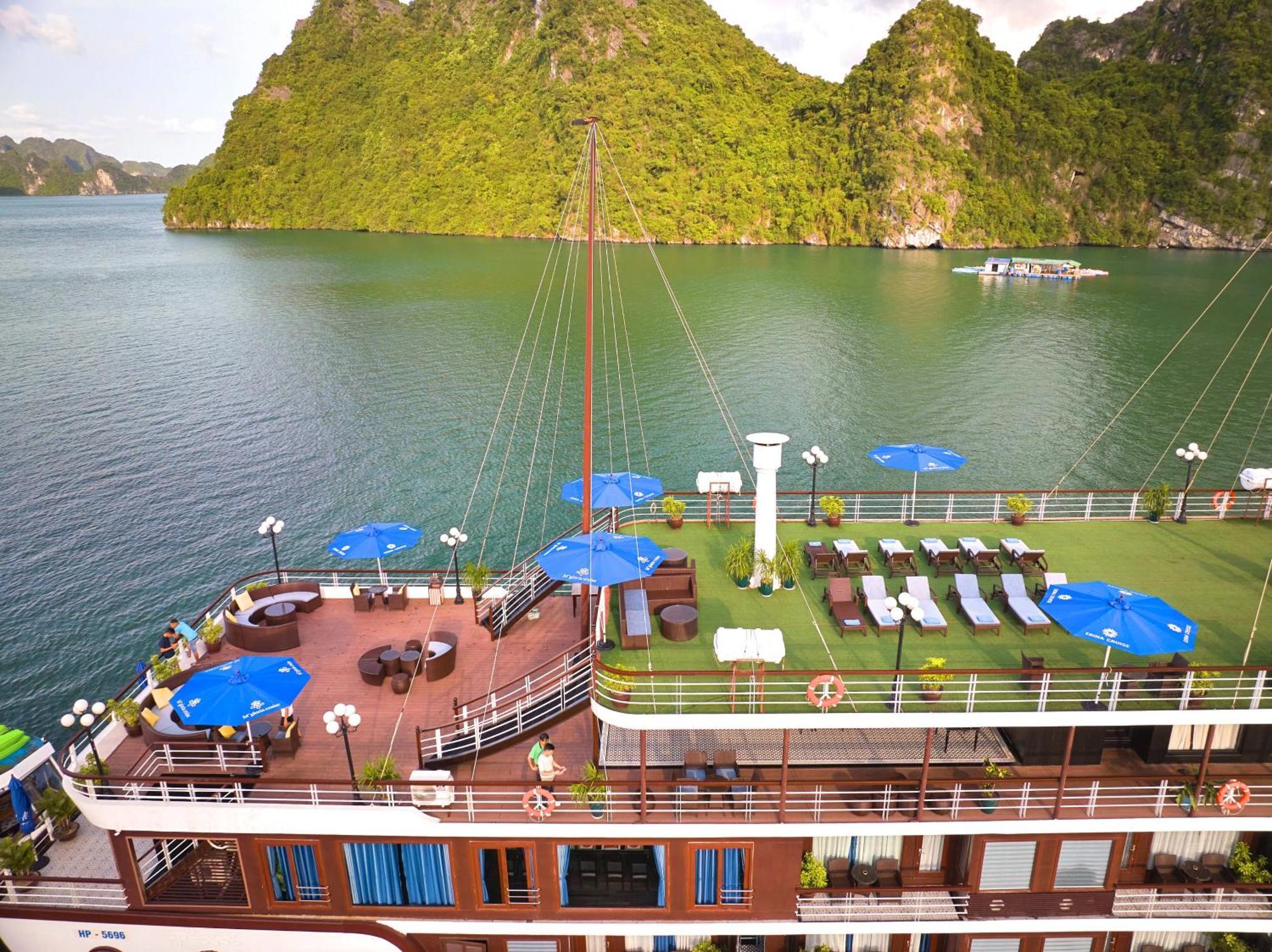 Le Journey Elegance Cruise Hotel Hạ Long-öböl Kültér fotó